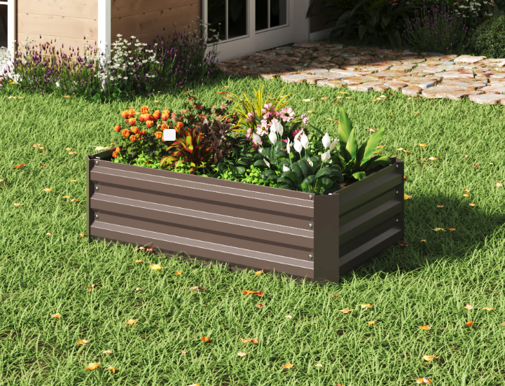 30CM Height Steel Garden Plants Raised Bed