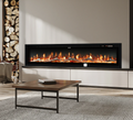 40/50/60 Inch Wall Mounted Electric LED Fireplace Fire Heater